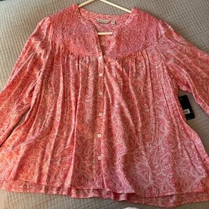 Lucky brand boho blouse